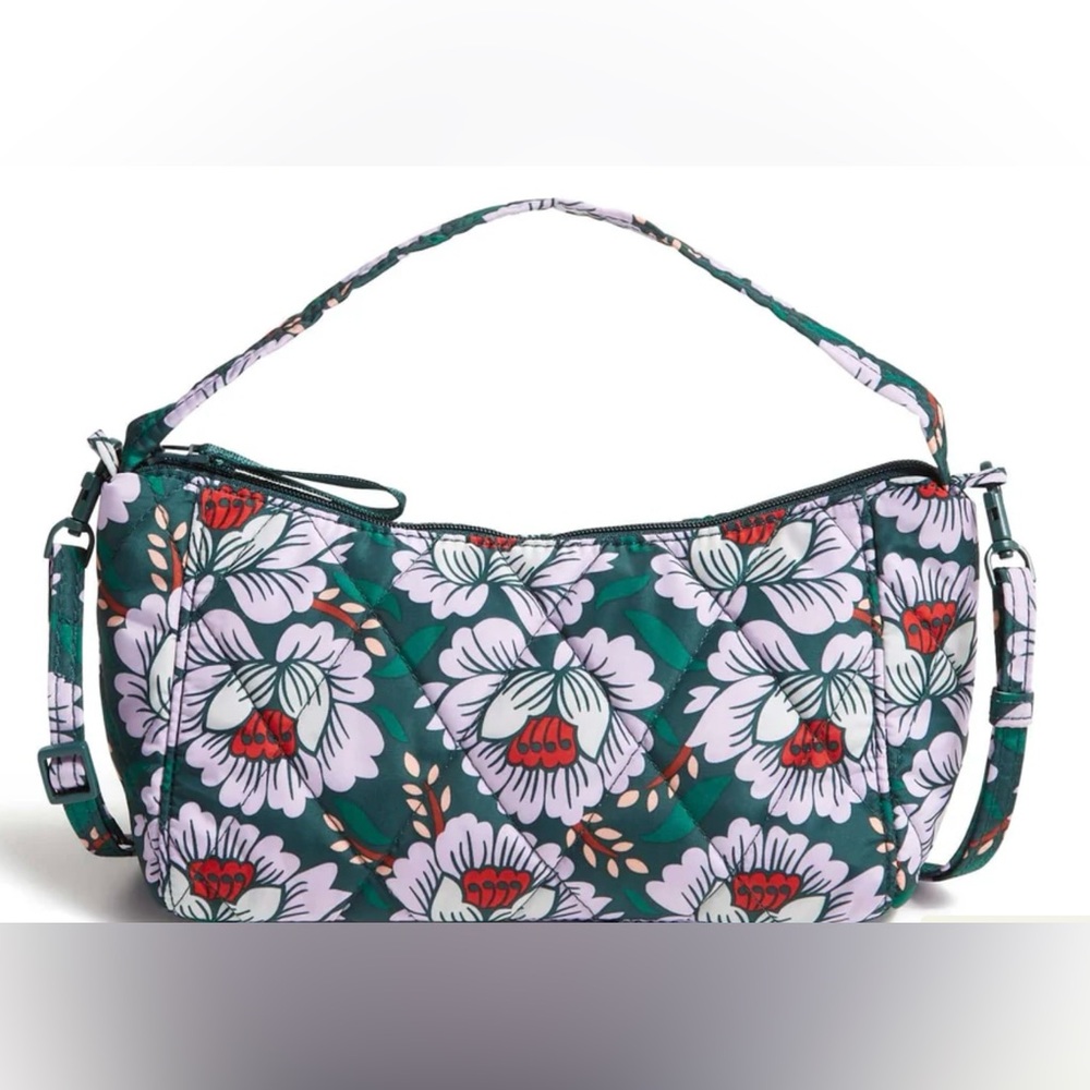 Vera Bradley Mini Slouchy Bucket Crossbody LOTUS PATTERN